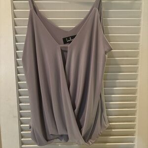 Lulu's Lavender Wrap Top